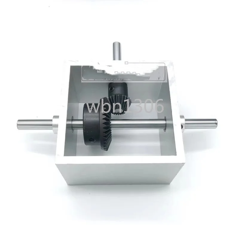 

Микромеханический угловой редуктор с ручным рукояткой от 1 до 2, прямоугольная коробка передач 90 градусов, коническая шестерня, реверсивная коробка передач