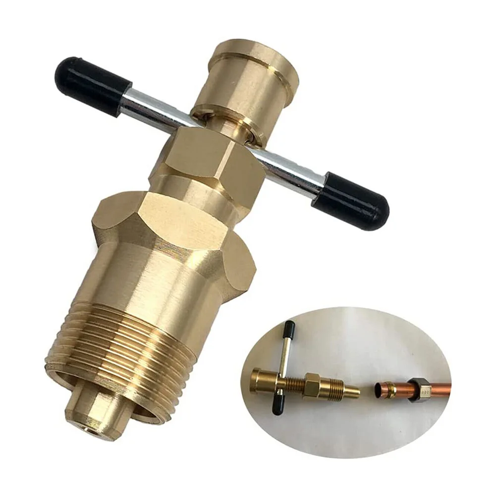 

1/2\"&3/4\" Olive Puller 9.06 X 8.08 X 3.65 Cm Remover Tool Solid Brass Copper Pipe Compression Fittings Replacement Tool