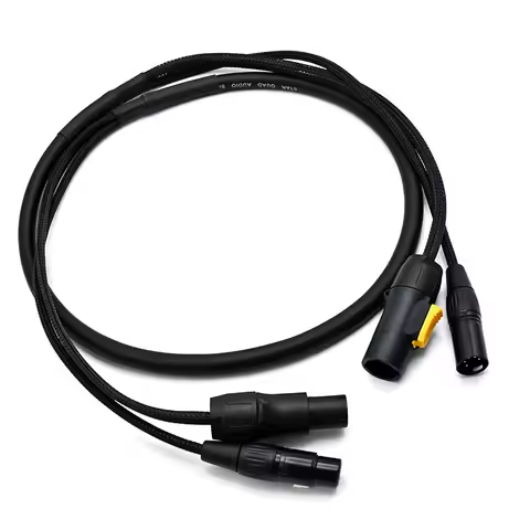 IP65 True1 Powercon 5 Pin DMX Combo Cable 1m 1.5m 2m 3m 5m True One Power Data Hybrid Cable for Outdoor Stage Lighting