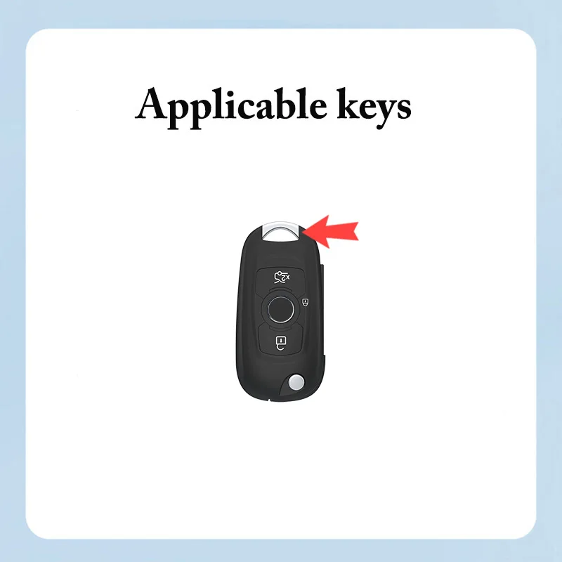 Grey TPU Car Key Case Cover For Opel Vauxhall Astra K Corsa E For Buick Verano ENCORE GX GL6 Folding Keys Shell Accessories