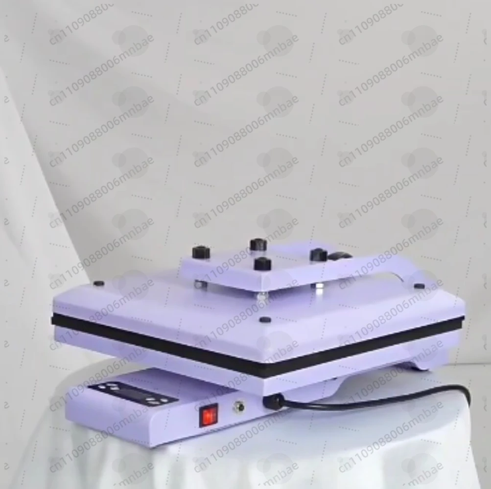 Electric automatic hot press 80 degrees large opening can be ironed flat press 38 * 38cm