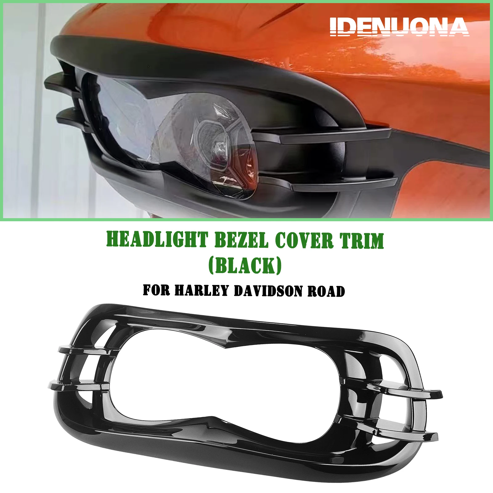 Motorbike Front Headlight Cover Trim Bezel Cowl For Harley Davidson Road Glide CVO FLTRX Special FLTRXS ST FLTRXST