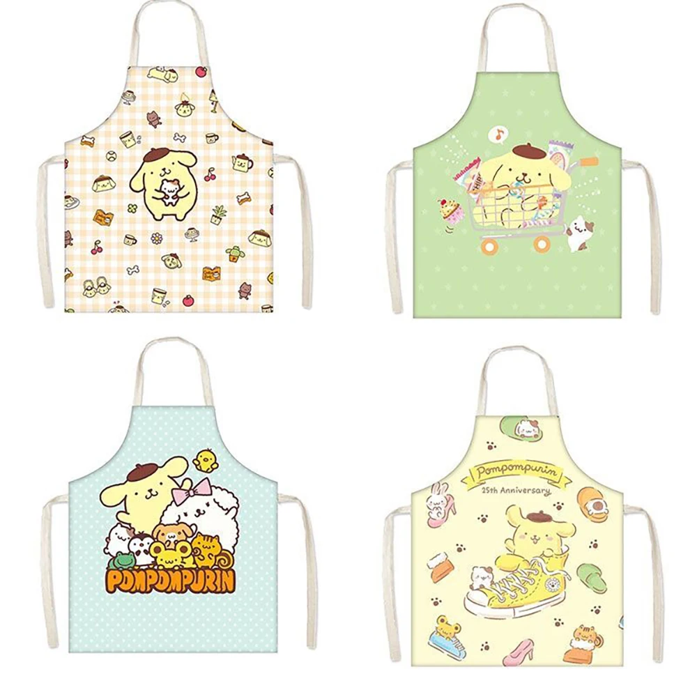 

Cute Pudding Dog Apron Suitable for Fashion Kitchen Fun Cartoon Adult Children Apron Kitchen Anti-fouling Cleaning Tools
