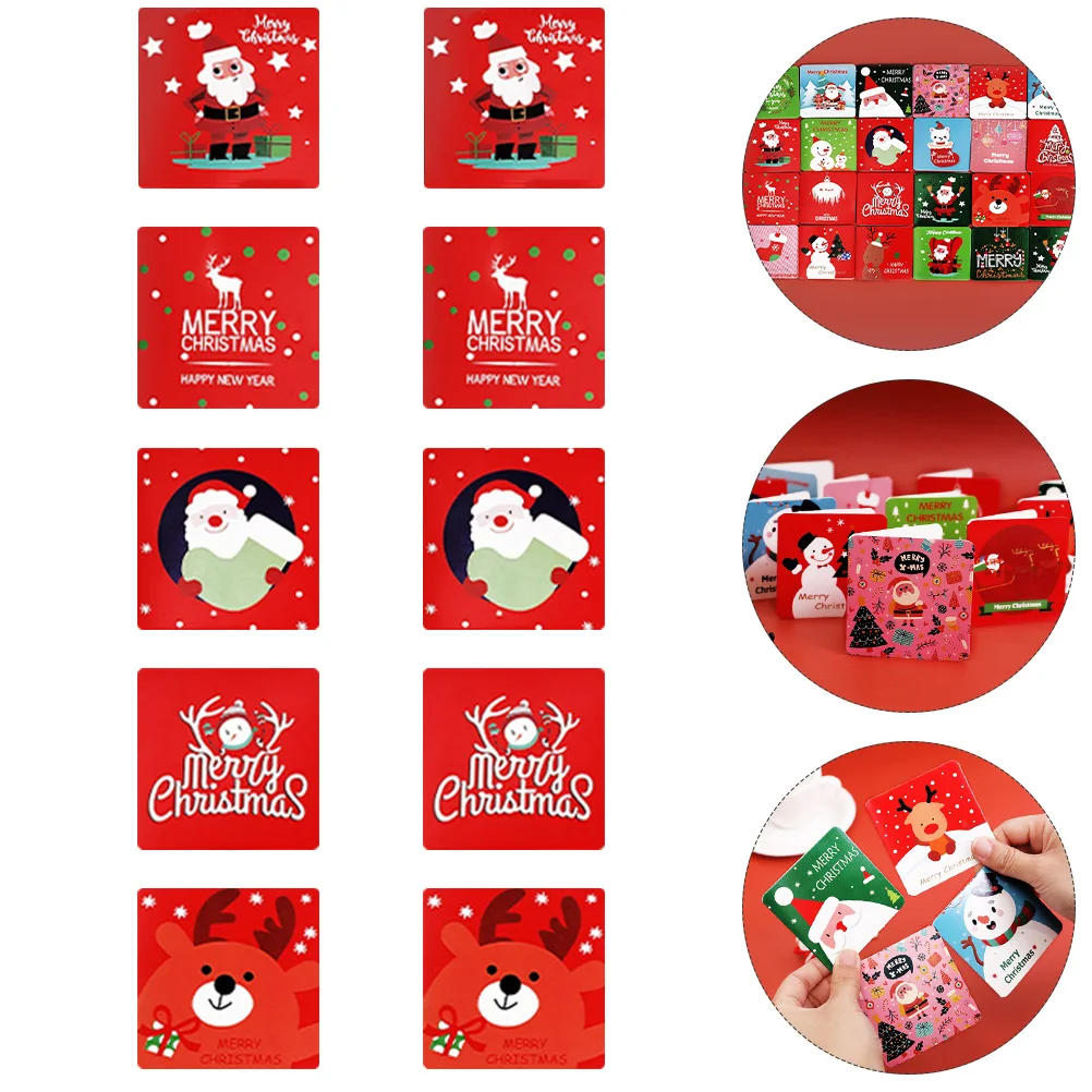 

15 Pcs Student Memo Christmas Card Greeting Cards Graduation Blessing DIY Postcards
