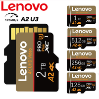 Original Lenovo 2TB Memory Card High Speed 1TB Micro TF SD Card 512GB SD V60 U3 128GB TF Card For Nintendo Switch Ps4 Ps5 Game