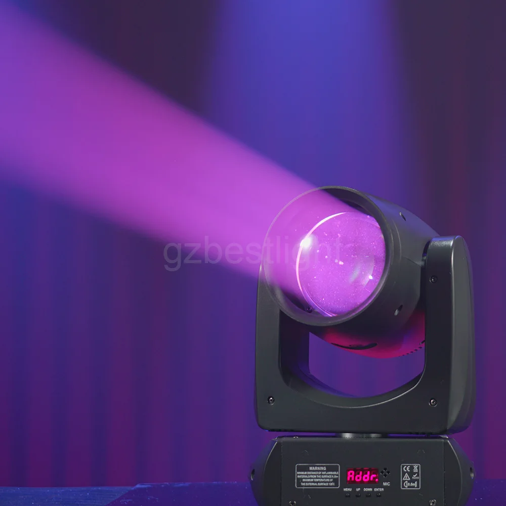 Imagem -04 - Led Moving Head Light com Alto Brilho Beam Lyre 15 Gobos 12 Cores Lente Grande 200w