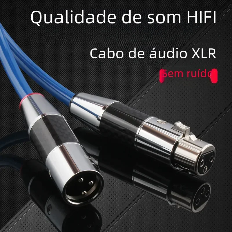 yyaudio-オスからメスのオーディオケーブル、ニッケルメッキコネクタ、occ、ofc、純粋な銅、xlr、ミキサー、アンプ、マイクなど