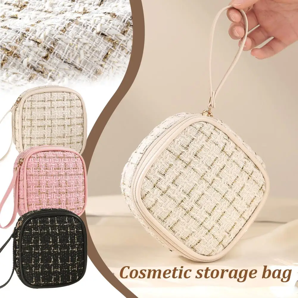 

Portable Small Cosmetic Bag Travel Change Sanitary Storage Mini Out Carrying Bag Bags Going Napkin When Lipstick J2U6