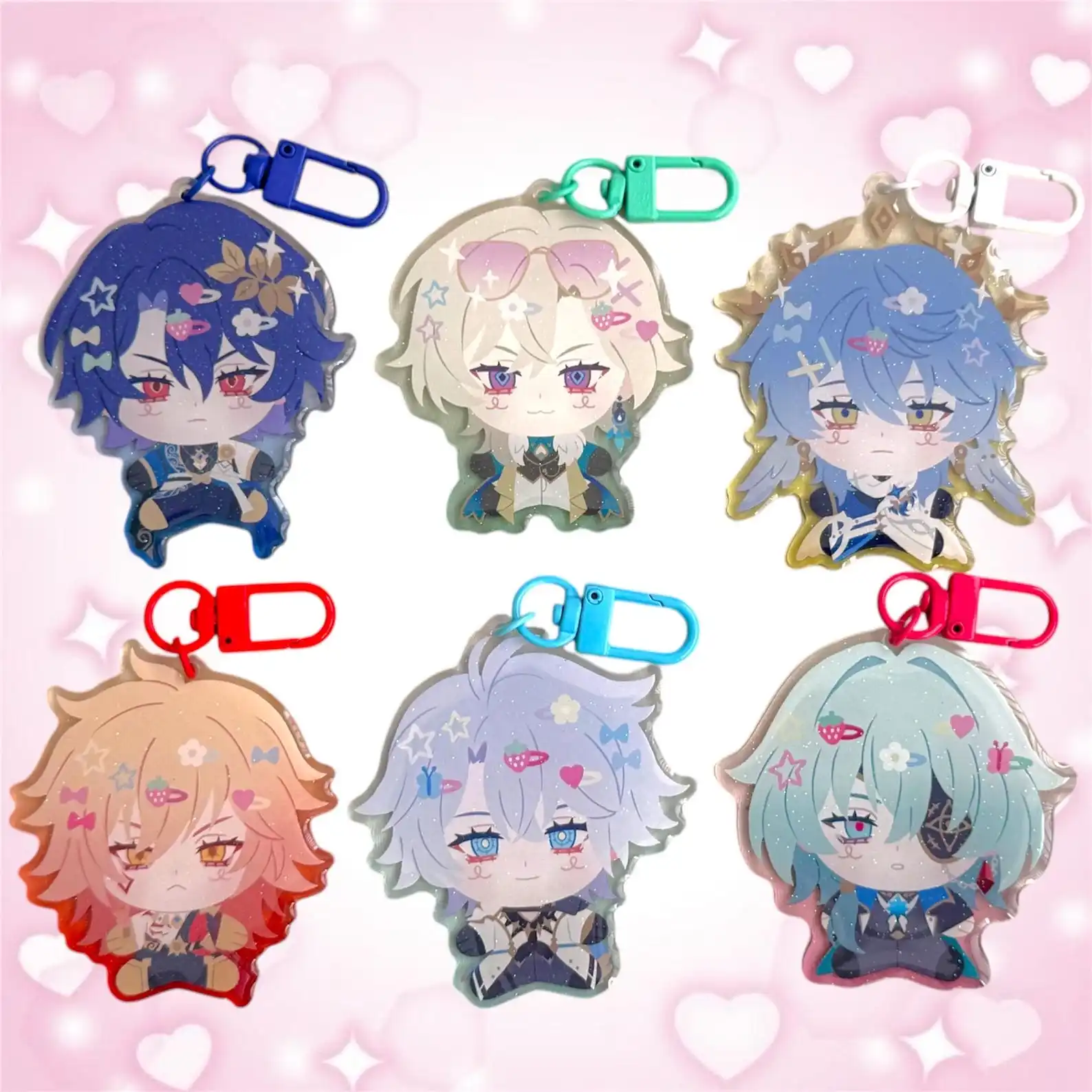 Honkai Star Rail Acrylic Charms Anime Cartoon DIY Collection Toys Gift for Friend