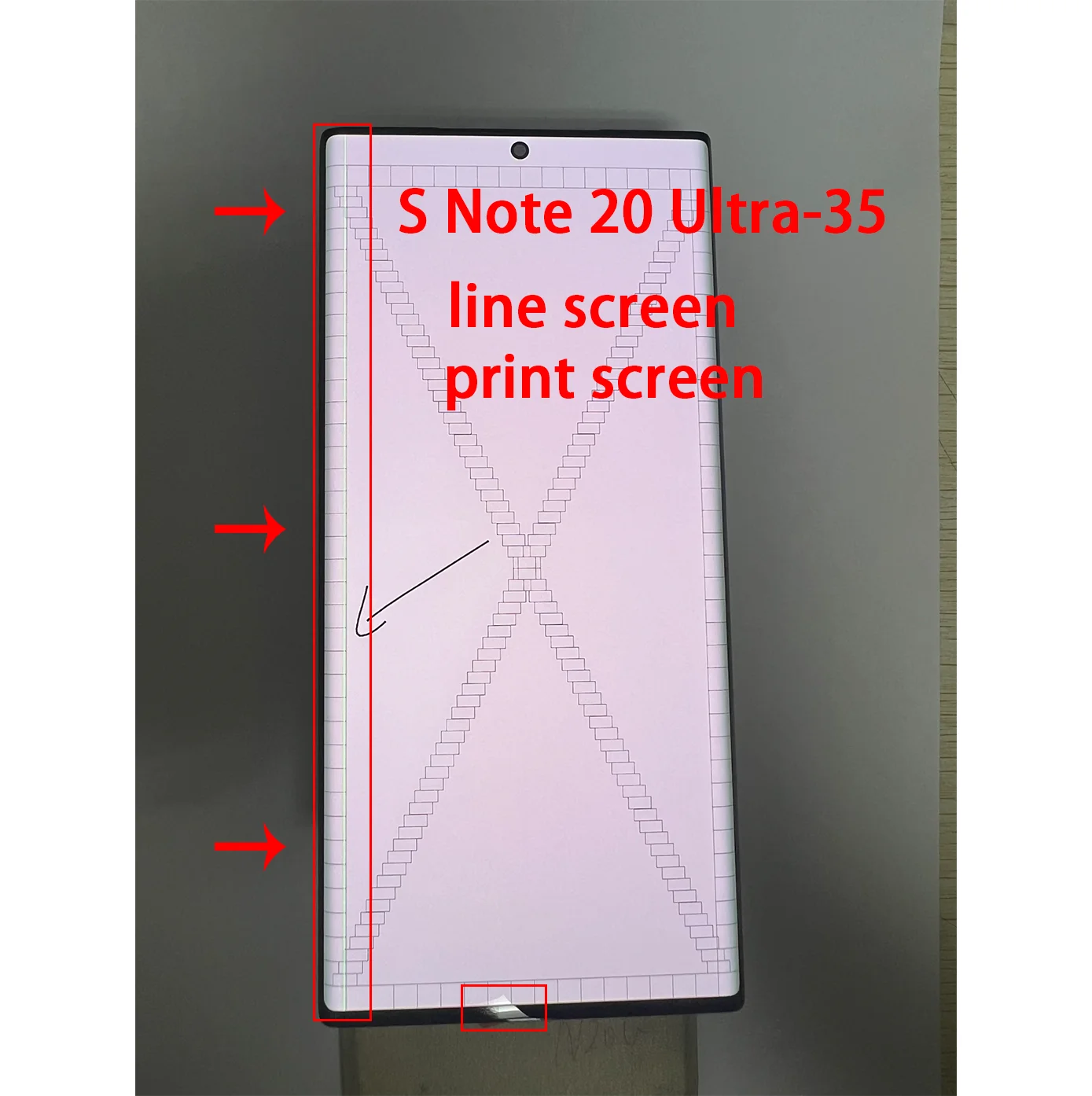AMOLED For Samsung Galaxy Note 20 Ultra N986F N986B With Dot Line Burn LCD Display Touch Screen No Fra Defective Series Parts - view 5