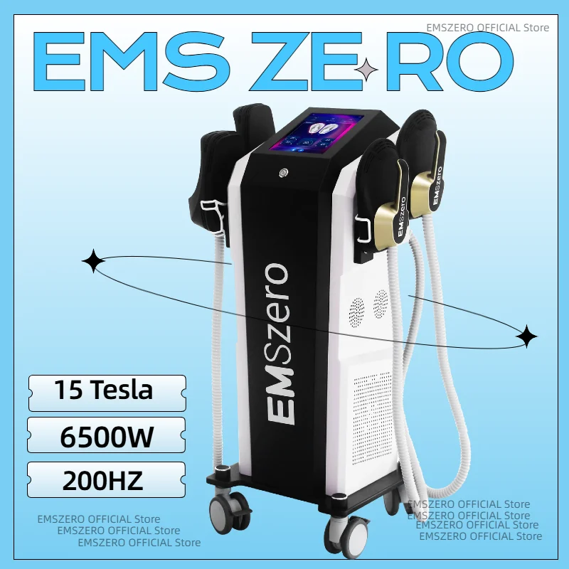 

EMSzero 15 Tesla 6500w NEO Body Slimming Nova Fat Burning Muscle EMS Sculpting Electromagnetic Stimulate Hiemt Pro Machine