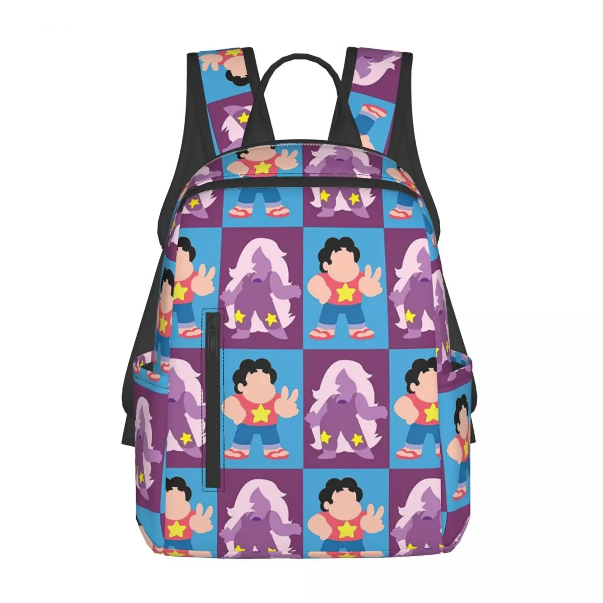 

Steven Universe - Steven And Amethyst Backpack Daypack Large Capacity Boys Girls BookBag School Bag Shoulder Bags for Men Women