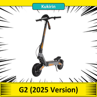 Kukirin G2 Foldable Electric Scooter 2025 Upgrade 800W Motor 48V 15.6Ah Battery 10-inch Tire 45km/h Max Speed 55km Range,