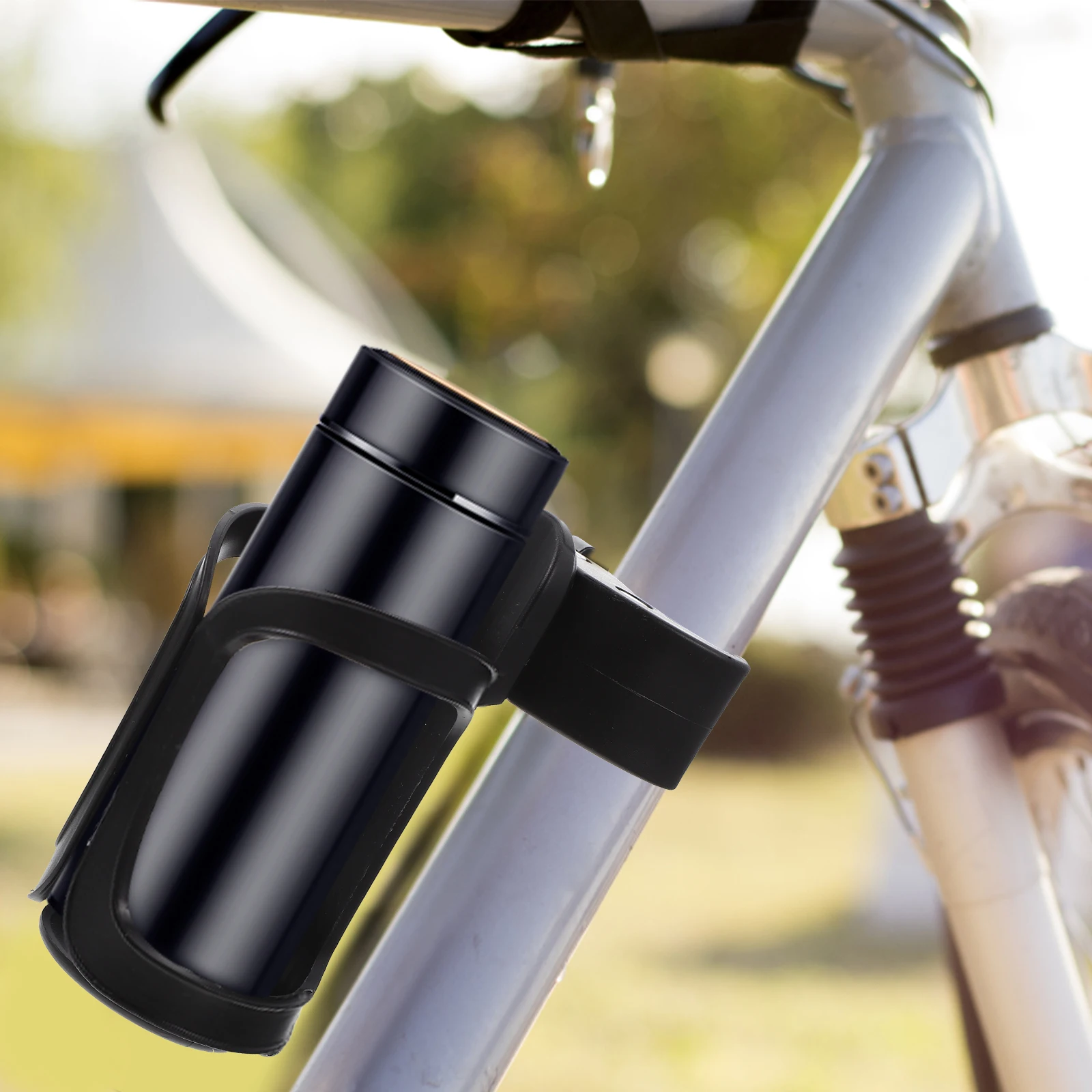 

Bike Water Bottle Holder Durable Plastic Rack Stable Use Bicycle Shelf Stand Suitable Beverage Bottles Solves Collision Problem