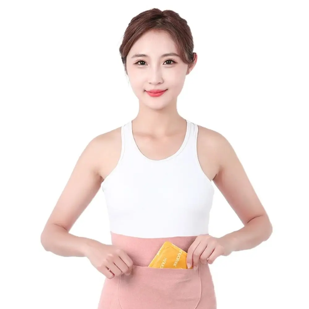 

Warm Thermal Waist Support Belt Traceless High Elastic Fleece Waist Warmer with Pocket Comfortable Abdominal Wrap Men Women