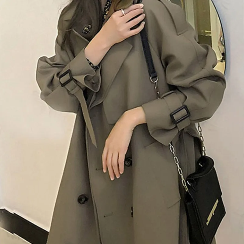 

Trench Coat Long Extended Version to Ankle Early New over the Knee Overcoat Outerwear