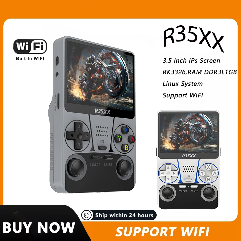 r35xx-レトロビデオゲームコンソール-arkosシステム-3200mah-35インチipsスクリーン-wi-fi対応-ポータブルハンドヘルドムービービデオプレーヤー