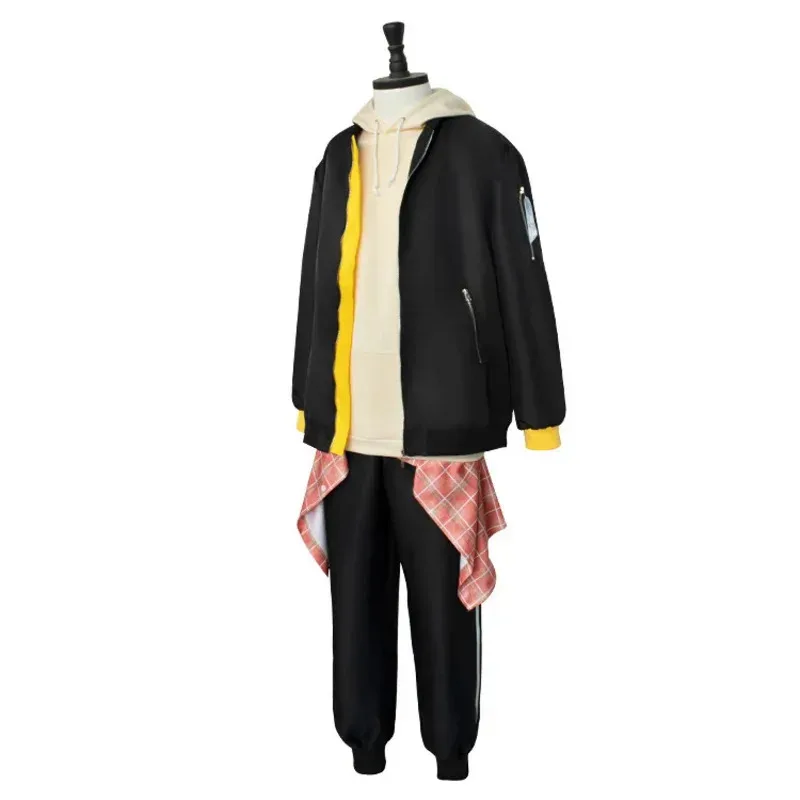 Shinonome Akito تأثيري أنيمي مشروع Sekai الملونة المرحلة الفذ تأثيري ازياء شعر مستعار كامياما سترة سترة السراويل المدرسية مجموعة