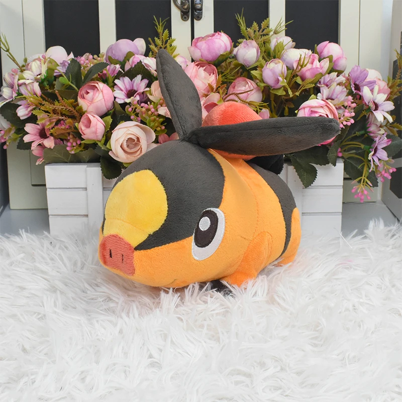 8in Kawaii بوكيمون الغزلان Victini Snivy Emolga Tepig ألعاب من نسيج مخملي لطيف أنيمي الشكل مضحك الكرتون الحيوانات المحشوة دمية