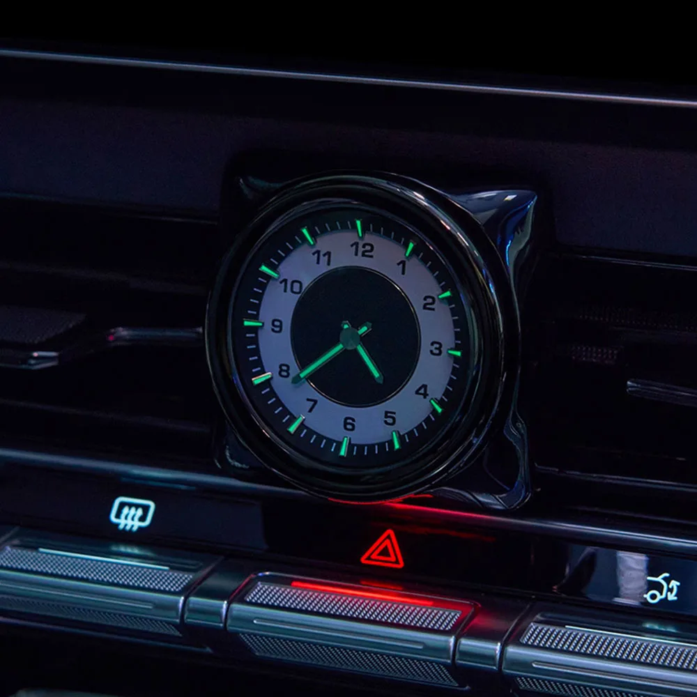 Vehicle Dashboard Analog Clock For ZEEKR 9X 2025 2026 Luminous Pointer Time Decoration Accessories