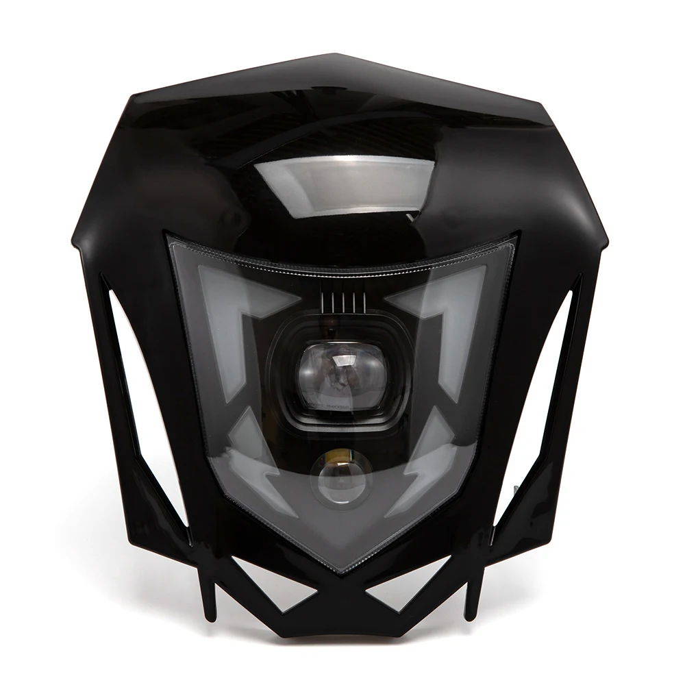 

Evomosa Motocross Motorcycle LED headlight For Yamaha Kawasaki Suzuki Honda KLX CRF WR YZ 250 450 Fairing Dirt Bike Supermoto