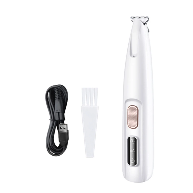 

LED Pet Foot Hair Shaver Quiet Home Use Hair Trimmer Grooming Tool