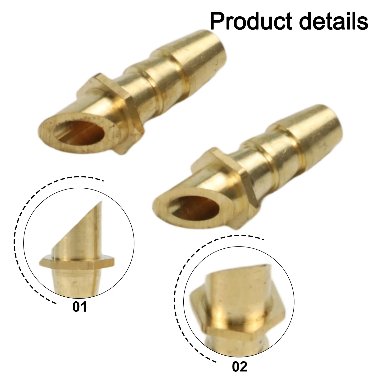 Copper Joint Inlet Nozzle Internal Diameter 3.5mm Battery Cooling Water Nozzle Copper Short Joint Diameter 6mm Copper Material