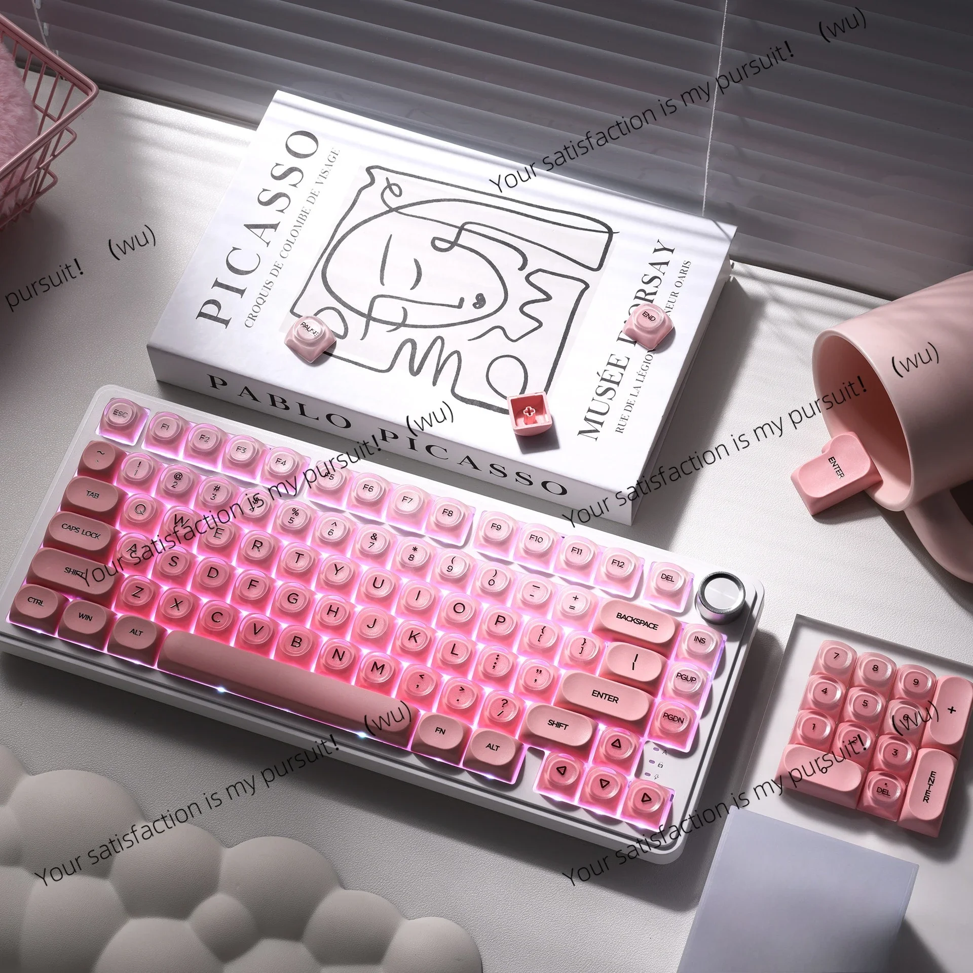 Liquid foundation, jelly cloud peach powder, HOA high color box for mechanical wooting keycaps