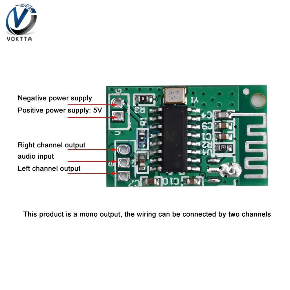 10PCS Ca-6928 modulo Audio Bluetooth LED Power 3.3V-8V scheda modulo amplificatore Audio modulo di uscita Mono scheda ricevitore Bluetooth