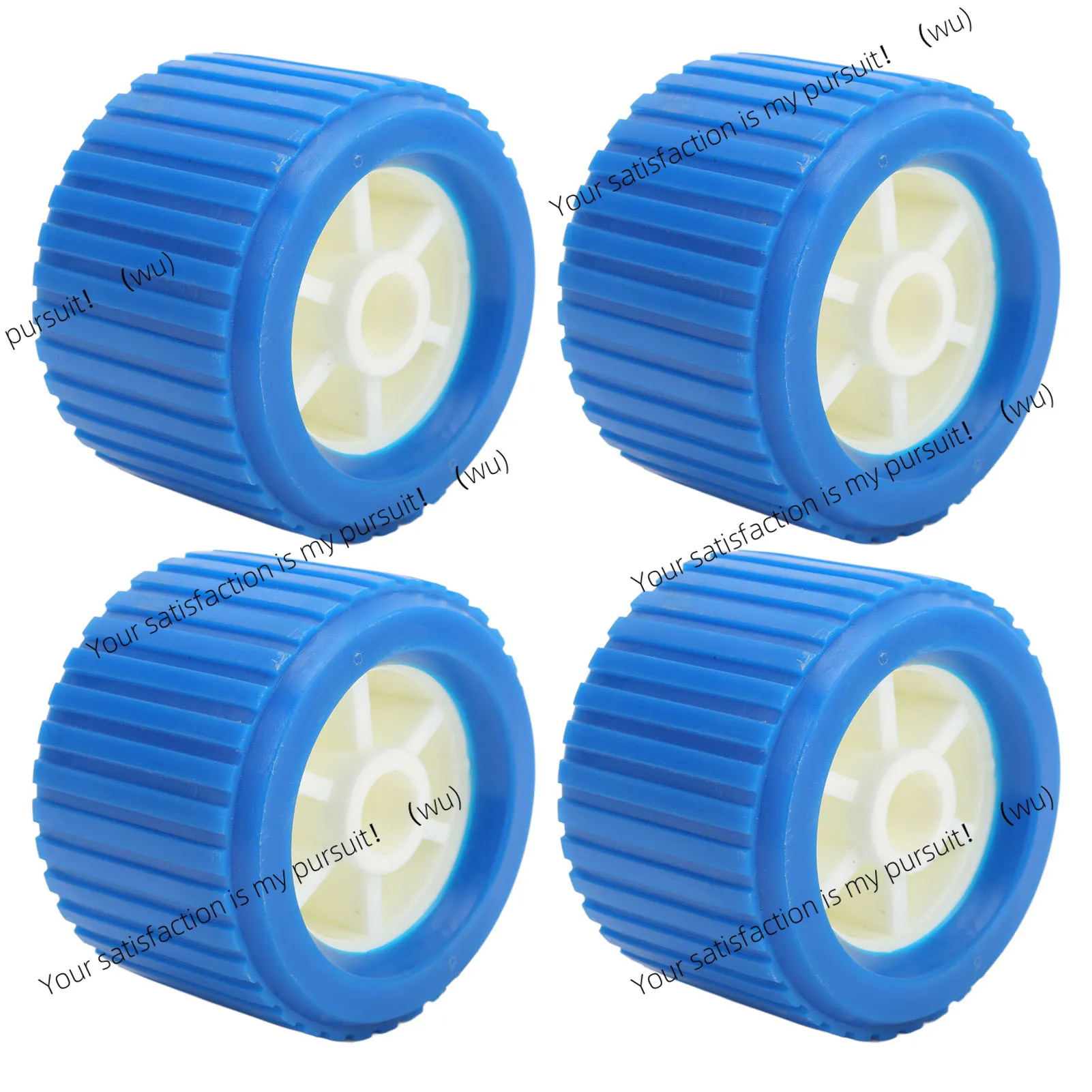 

3 inch wide swing roller, 108x75x19mm, PP blue, high temperature resistant, suitable for boats, yachts and trailers