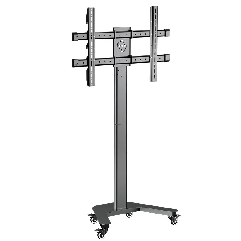 

Floor moving bracket horizontal and vertical screen 90 ° lift left and right rotation vertical screen cart