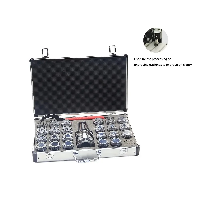 New Arrival Shengda CAT40 ER40 100 Length Set With 0.008mm ER Collet Coolant Support Easy Tool Change