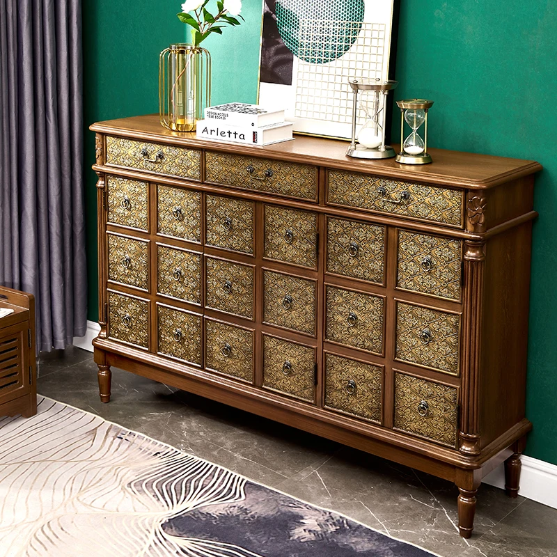 خزانة خذاء ريترو قوية تصميم متعدد الوظائف منظم أحذية غرفة المعيشة توفير المساحة أثاث خشبي Estante Para Zapatos