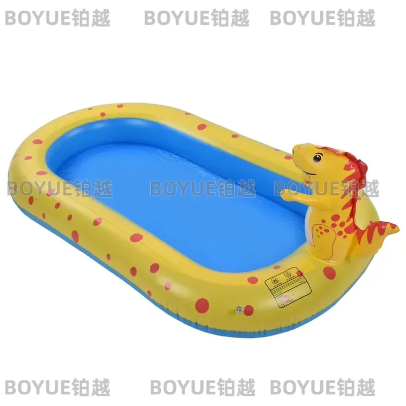 Cute Dinosaur Inflatable Swimming Pool for Kids Outdoor Backyard Sprinkler Play Center Large Water Toy Gift for Children