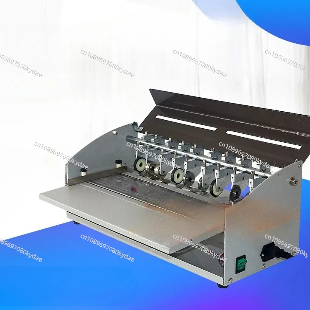 H500-1 Electric Creasing Machine 220V Dotted Line Spine Line Flipping For Cover Business Card Paper Creaser