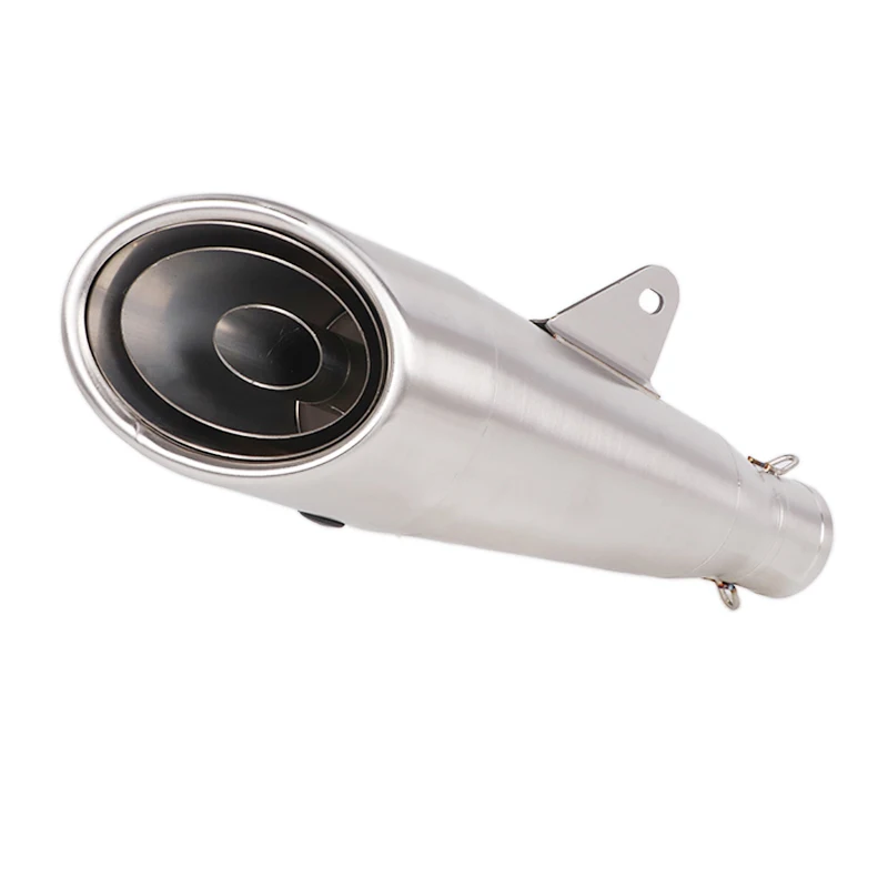 AliExpress Lightning Flash Universal 38-51 mm Motorcycle Exhaust Muffler Pipe Stainless Steel Rear Escape with Removable DB Killer Dirt Bike ATV Scooter