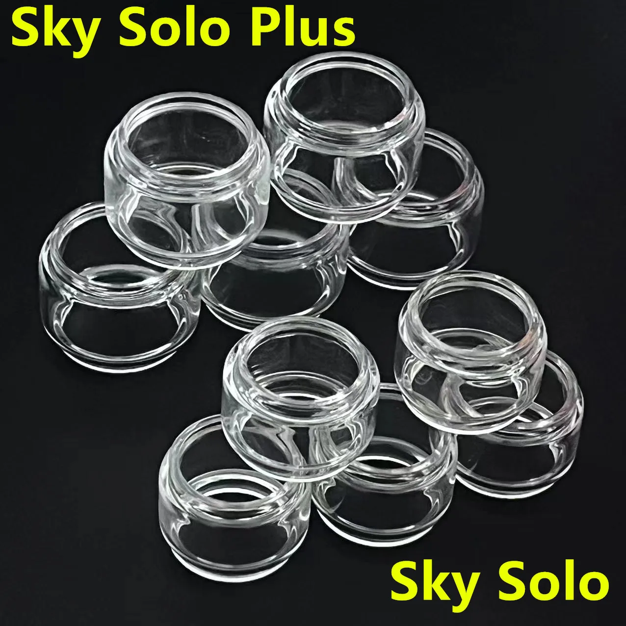 5Pcs/3Pcs เปลี่ยนตรง/ฟองไขมันแก้วหลอดถังสำหรับ Sky Solo Plus 8Ml/sky Solo 3.5Ml คุณภาพสูงคริสตัลแก้วเล็ก