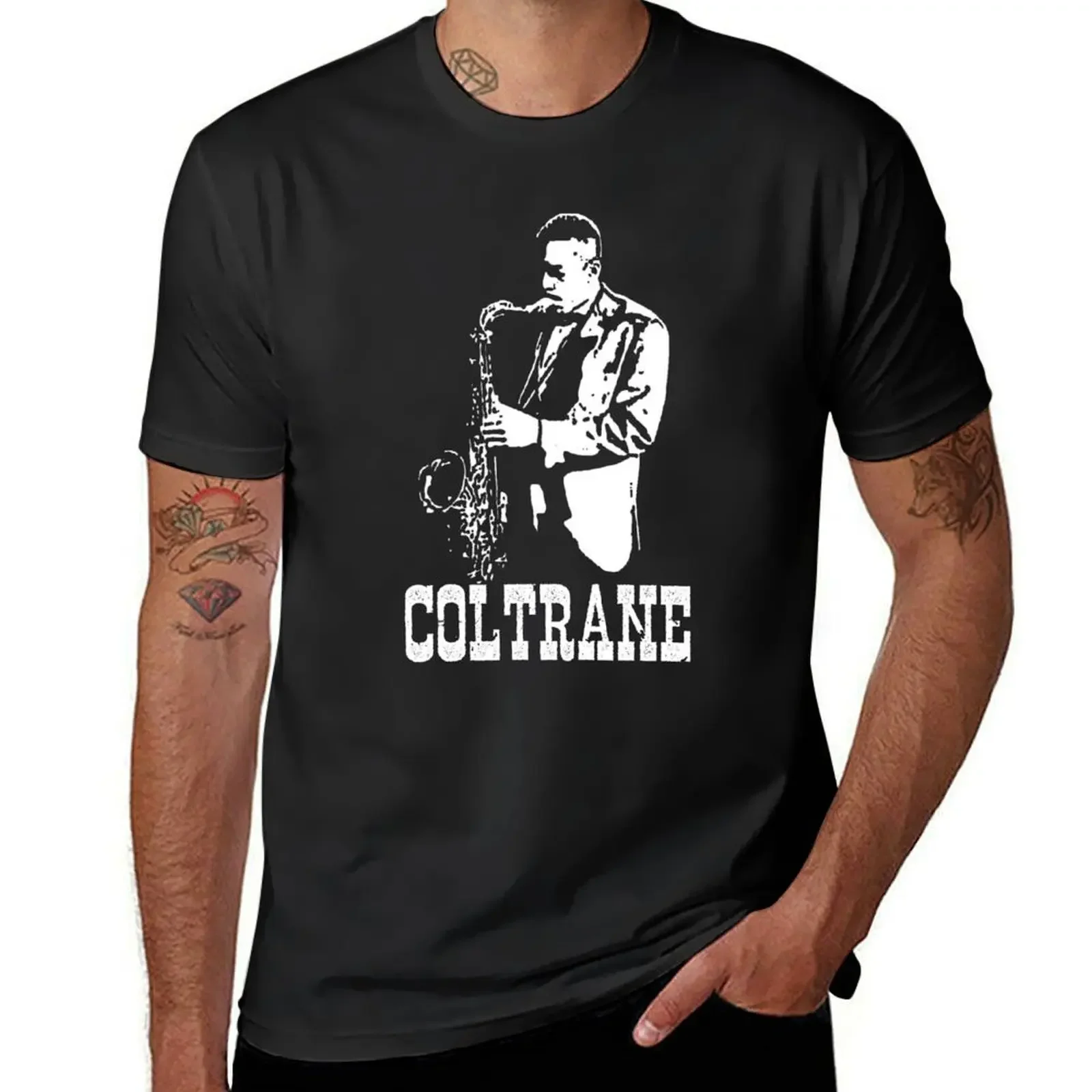 HD John Coltrane - plays the blues HIGH DEFINITION T-Shirt oversizeds sublime vintage graphic tee mens clothing