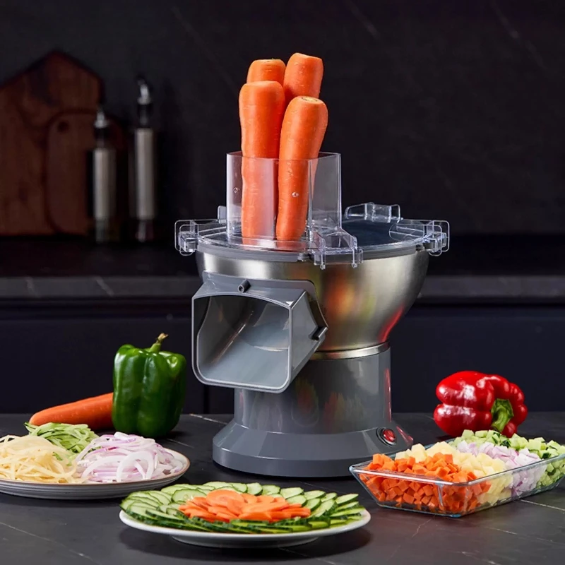 

Commercial Electric Dicer Multifunctional Potato Strip Cutter Small Slicer Shredder Vegetable Cutting Machine