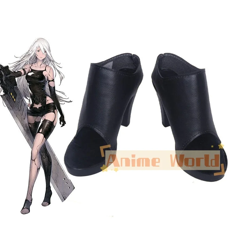 

NieR: Automata YoRHa Type A No.2 A2 Cosplay Shoes Halloween Carnival Boots Custom Made