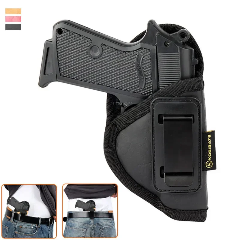 

Universal Tactical Concealed Pistol Holster Shooting Airsoft Paintball Belt Holsters with Belt Metal Clip Hunting Holstetrs