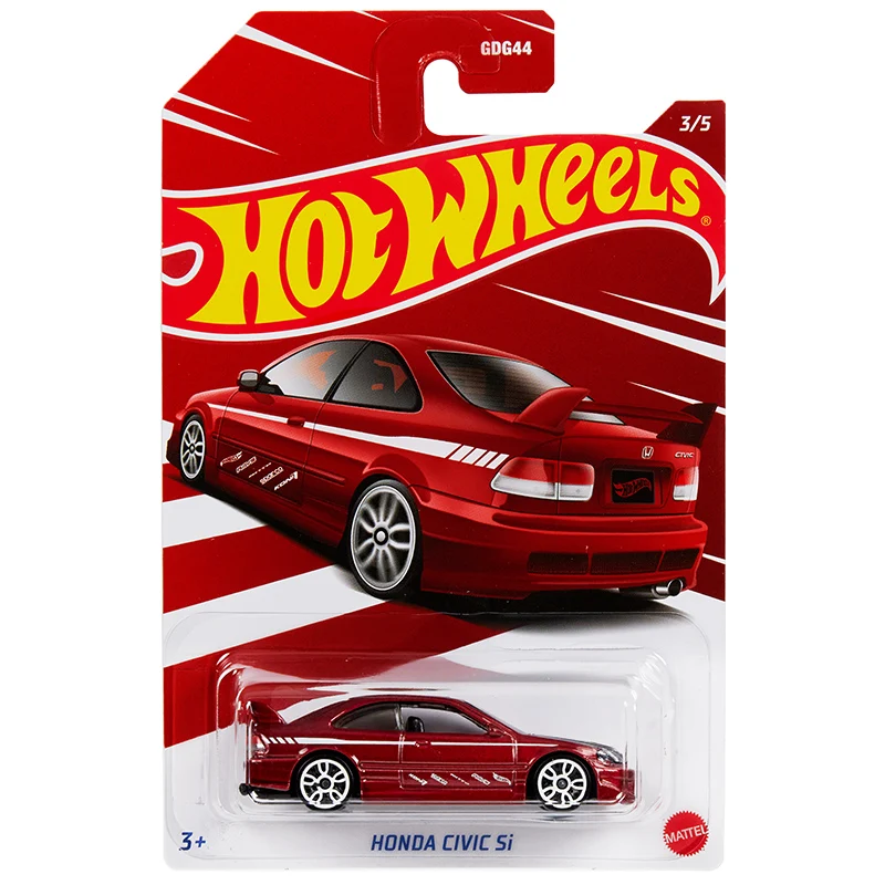 Original Hot Wheels Modern Classic Japanese Series Honda Civic Sport Car Kids Toys for Children 1/64 Diecast Color Printing Gift