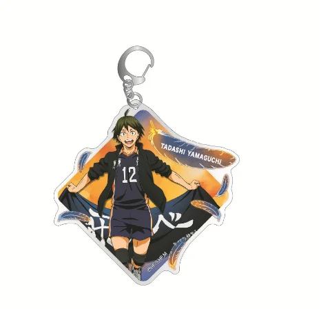 

Anime Haikyuu!! Cosplay Delicacy Keychain Pendant Accessories Backpack Decoration Acrylic Cartoon Student Xmas Birthday Gift