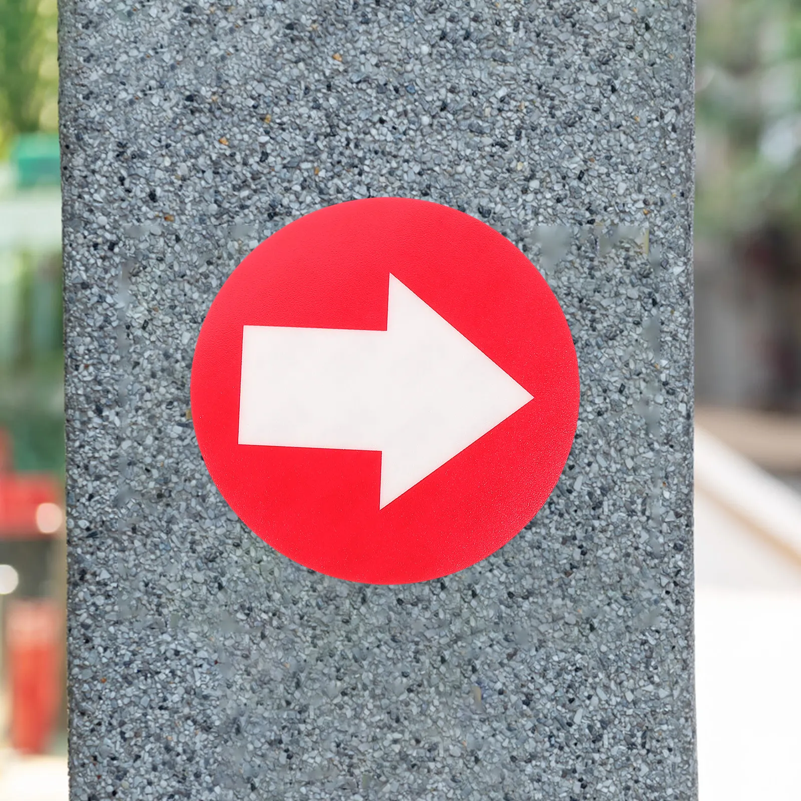10Pcs Reflective Arrow Direction Signs PVC Trail Markers Large Adhesive Stickers Outdoor Camping Navigation Trail Markers