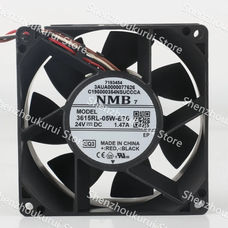 

NMB 3615RL-05W-B76 DC24V 90X90X38MM 9038 9CM New Original Chassis Axial Flow Cooling Fan