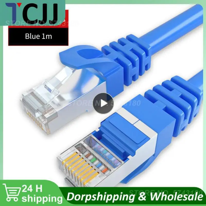 Compatible With Cat 5/5e/6 Network Cable High Speed Cat6 Lan Cable Blue High-quality Rj45 Network Patch Cable Cat6 Cable