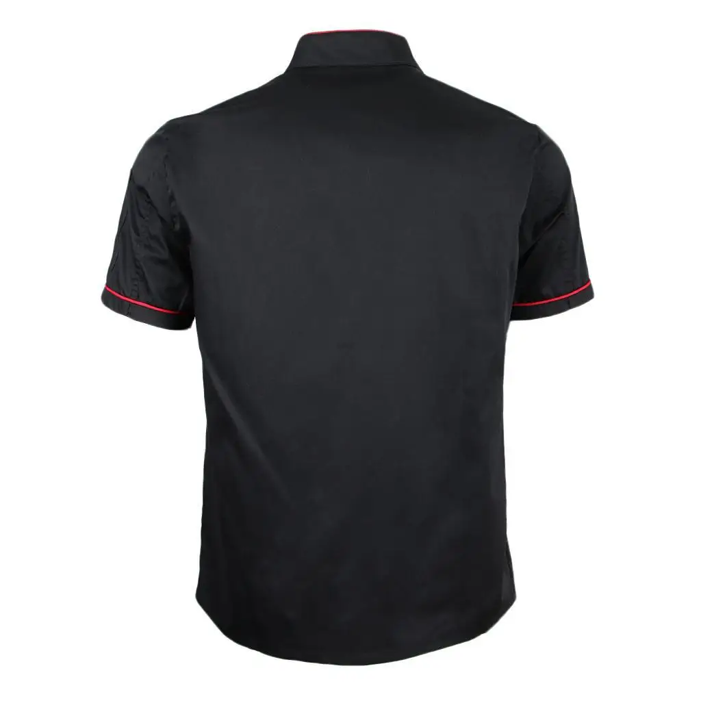 Veste de Chef uniforme à manches courtes, manteau de cuisine d'hôtel