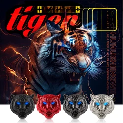 Car One-touch Start Cover Tiger Head Style Decorative Protection Cover Modified Ignition Ring Switch Button Car Accessories