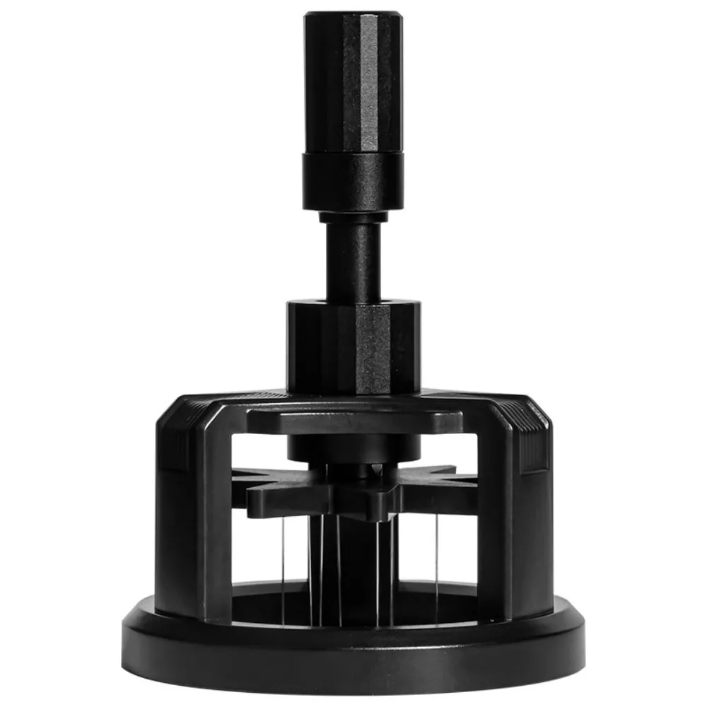 

51/53/58mm Rotary Needle Powder Distributor Magnetic Adjustable Coffee Powder Stirrer Black Coffee Tamper Needle Barista