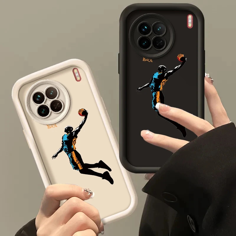 Wild Basketball Phone Case For Vivo Y100 5G X100 X90 X80 Pro X90s VivoY100 Silicone Anti Drop Soft Cover Funda